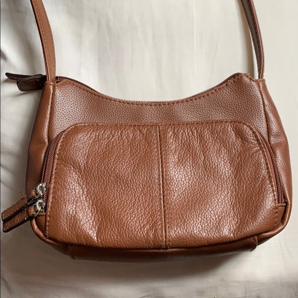Brown Merona cross body purse